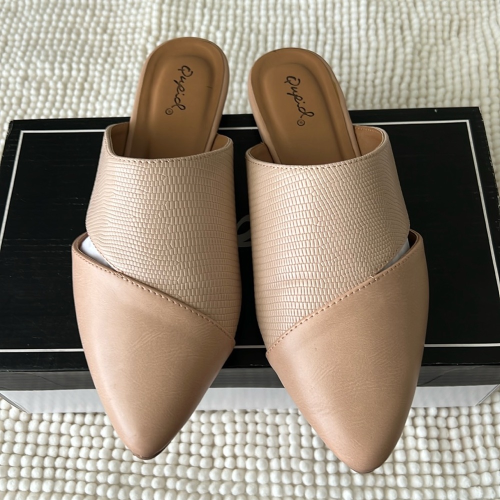 Qupid Toffee Mules